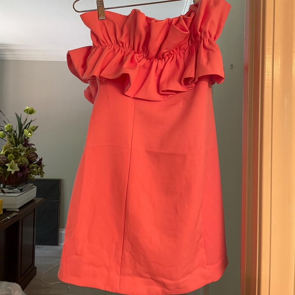 Pink Ruffle Bodycon dress